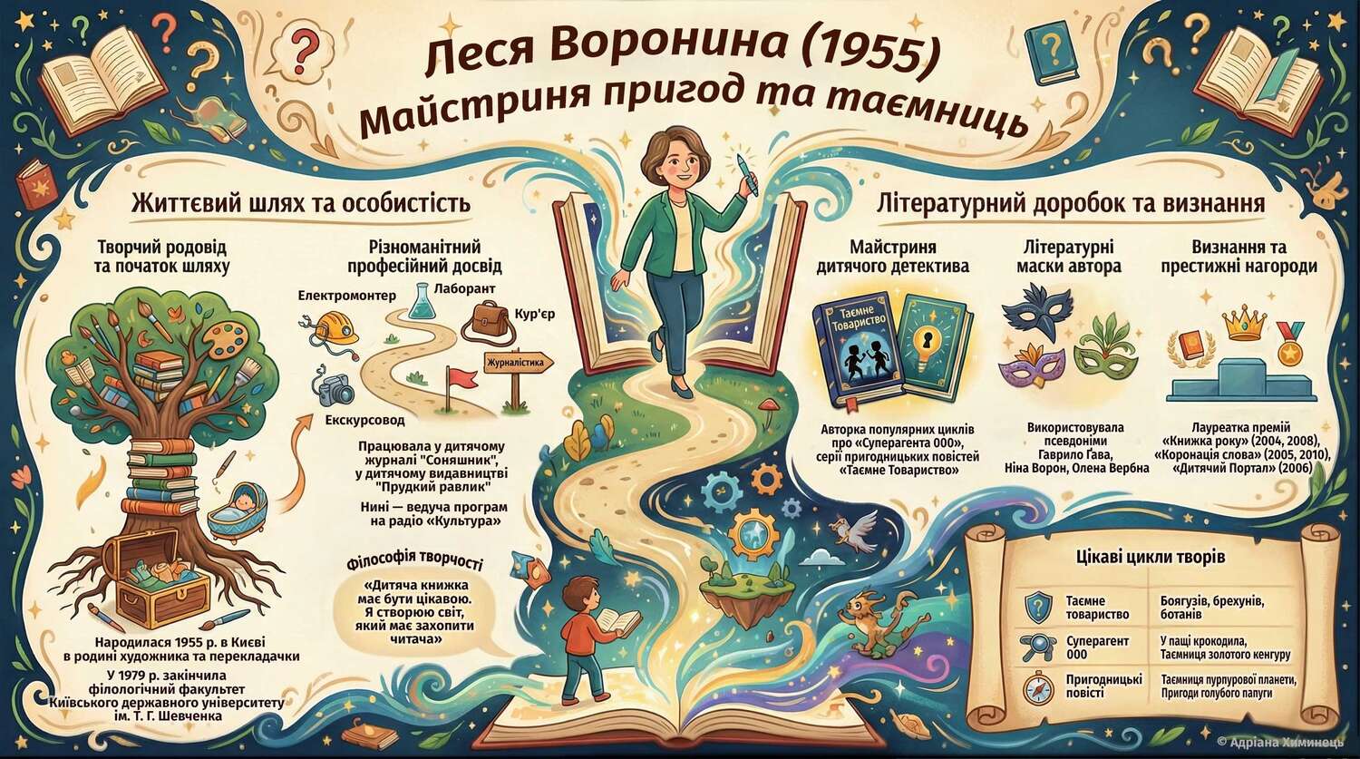 Леся Воронина. Інфографіка