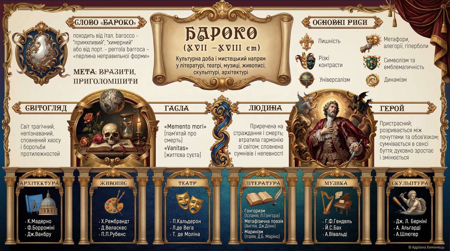 Бароко. Інфографіка