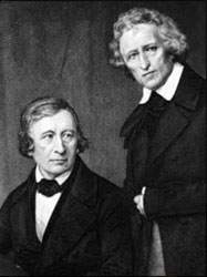 Якоб Грімм (1785 – 1863) та Вільгельм Грімм (1786 – 1859)